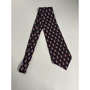 American USA Flag Spirit of Freedom Men's Necktie 100% Silk Classic Length